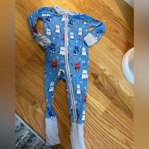 Little sleepies robot zippy 6-12 months